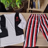 Костюм пірата в ідеалі, на 6-8 років + дреди, як у пірата