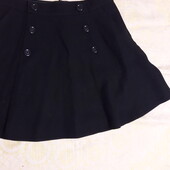 Чорна спідниця клеш