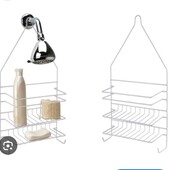 Двухъярусная полка для ванной комнаты ( цвет случайный)