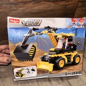 Конструктор трактор экскаватор 196 дет