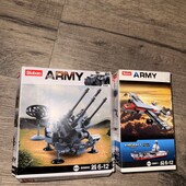 Конструктор 2 шт! военный самолет и техника оружие