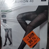 Колготки 40 Den набір 2 пари для жінки Esmara розмір S 36/38 євро