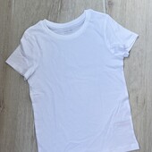 Primark.Біла базова футболка 134(8-9р)