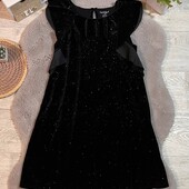 Нарядна сукня велюр ідеальний стан