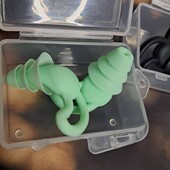 Цвет Мята в остатке! 3-слойные силиконовые шумоподавляющие беруши для сна(защита от шума до 32 дБ)