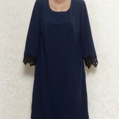 Красивое платье с кружевом р.52. Новое!