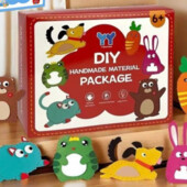 Набор для творчества мягкие игрушки своими руками, для создания 6-ти мягких игрушек.