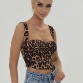 ❤️Стильная майка - топ Primark ❤️леопардовый принт❤️Смотрите мои лоты ❤️