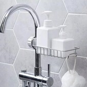 Органайзер/ полка с креплением на кран для хранения моющих средств