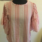 Блуза жіноча в червону смужку