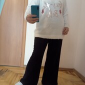 Мягкий теплый новогодний свитер, размер 16