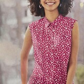 Стильная блуза - топ, туника, 100% вискоза, esmara, р. 44 евро, наши 50-54