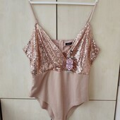 Боди паєтки Boohoo р-р 2XL-3XL
