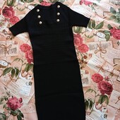 Вязка!!! Платье в черном цвете, размер 42/46