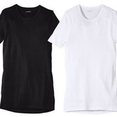 2 шт! Футболка чоловіча натільна Livergy 100% бавовна XL/7 білі