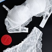 Тм Weiyesi!!!! Комплект білизни в білому кольорі, розмір 85С