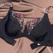Жіночий бюстгальтер на кісточках, чорний 85E