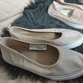 F&f uk6.5. 40 р текстильні балетки кеди