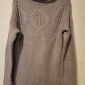 Свитер крупной вязки