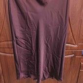 Юбка в бельевом стиле. Размер 14.Евро 42.Цвет марсала