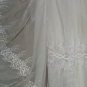 Шикарнейшая тюль 3м шифон с вышивкой