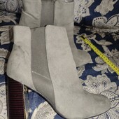 New look uk6 39p класні ботильйони Челсі на підборах