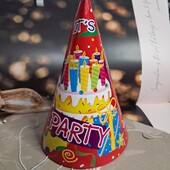 Святкова прикраса паперовий ковпачок 8 штук