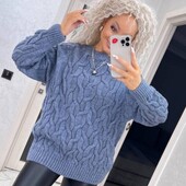 Теплый женский свитер оверсайз разные цвета новинки сезона