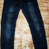Джинсы джоггеры на флисе 170 р