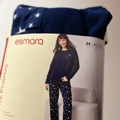 Нова тепла жіноча флісова піжама л 44/46 наш 50/52