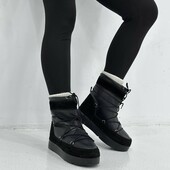 Черевики зимові чорні