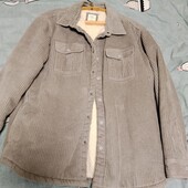 Вельветова утеплена куртка