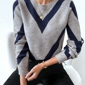 Стильный, мягенький джемпер, свитер, пуловер, р. l, наш 44-50