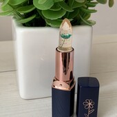 Ніжно рожева)Помада-бальзам для губ з квіткою, що змінює колір