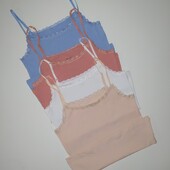 Котонова майка з мереживом Oyanda S Німеччина!