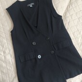 Primark, uk6 подовжений жилет з щільного Джерсі