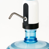 Электрическая помпа для воды JS68 на бутыль, со встроенным аккумулятором, USB зарядка