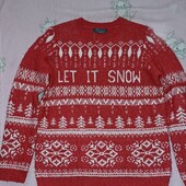 Ліквідація! Речі від 10грн!Новорічна кофта/светрик на 10-12р❤️ Дивимось і інші лоти