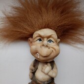 Троль з рухливою головою.Статуетка.Ручна робота.