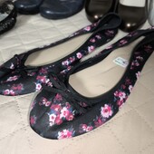 Сатінові балетки new look uk 9 43p 27.5-28см