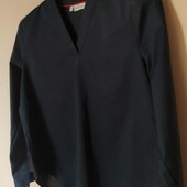 blue motion бавовняна блуза в темно синьому кольорі розмір м