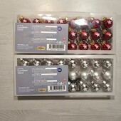 Livarno! Скляні кульки для ялинки, в лоті 1 упаковка на вибір із 24 шт! Лот 1