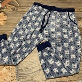 Плюшевые пижамные штаны размер ХЛ