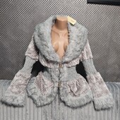 Шикарный женский тёплый кардиган, р.L/XL