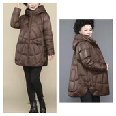 Роскошная куртка пуховик на красивые формы.Био-пух