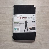 Есмара! Жіночі термоколготки, теплі жіночі колготки! 100 ден, чорні! 36/38 євро! Лот 8