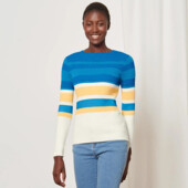 ♕ Жіночий сучасний в'язаний светр від tchibo, розмір 50-54(44/46 євро)нюанс