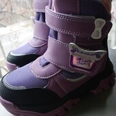 Зимние ботинки, новые, пролет, стелька 18,5 см.