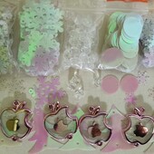 Набір сніжинок і наместин, 500шт