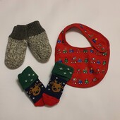 ❣️H&M набір новорічний на 0-6 місяців